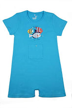 Load image into Gallery viewer, DERIN Bodysuit/Onesie with Hidden Abdominal Access for G-Tube Use (1-9 Years) Fish