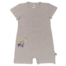 Load image into Gallery viewer, DERIN Bodysuit/Onesie with Hidden Abdominal Access for G-Tubes (3-15 Years) - Grey