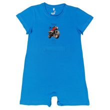 Load image into Gallery viewer, DERIN Bodysuit/Onesie, Hidden Abdominal Access for G-Tubes (8-13 Years) - Motorcycle